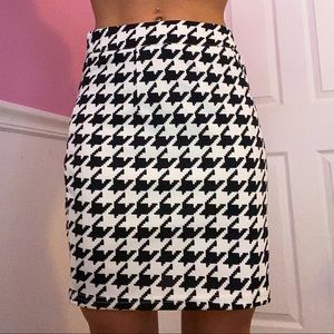 Black and white skirt